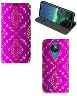 B2Ctelecom Telefoonhoesje met foto Nokia 1.4 Smart CoverCase Barok Roze