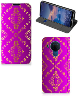 B2Ctelecom Telefoonhoesje met foto Nokia 5.4 Smart CoverCase Barok Roze