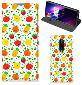 B2Ctelecom Telefoonhoesje met foto OnePlus 8 Smart Cover Fruits