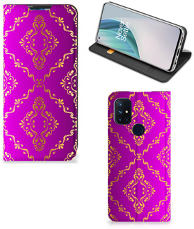 B2Ctelecom Telefoonhoesje met foto OnePlus Nord N10 5G Smart CoverCase Barok Roze