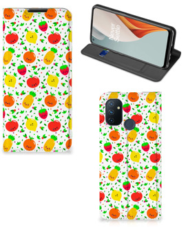 B2Ctelecom Telefoonhoesje met foto OnePlus Nord N100 Smart Cover Fruits