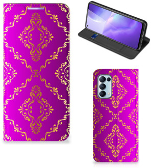 B2Ctelecom Telefoonhoesje met foto OPPO Find X3 Lite Smart CoverCase Barok Roze