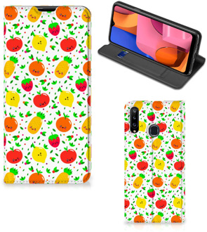 B2Ctelecom Telefoonhoesje met foto Samsung Galaxy A20s Smart Cover Fruits