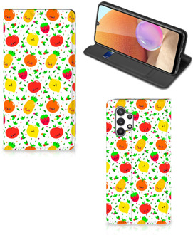 B2Ctelecom Telefoonhoesje met foto Samsung Galaxy A32 4G Smart Cover Fruits