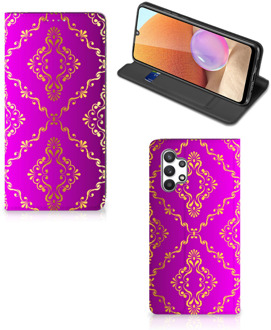 B2Ctelecom Telefoonhoesje met foto Samsung Galaxy A32 4G Smart CoverCase Barok Roze