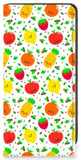 B2Ctelecom Telefoonhoesje met foto Samsung Galaxy A41 Smart Cover Fruits