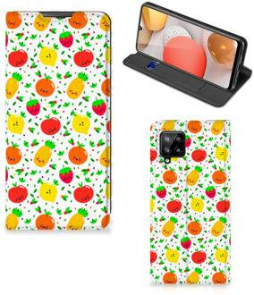 B2Ctelecom Telefoonhoesje met foto Samsung Galaxy A42 Smart Cover Fruits