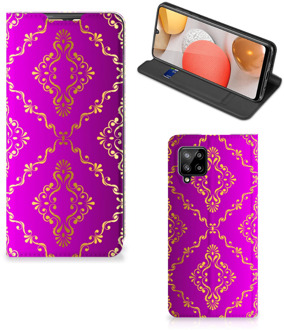 B2Ctelecom Telefoonhoesje met foto Samsung Galaxy A42 Smart CoverCase Barok Roze