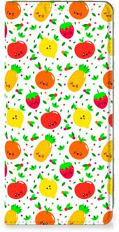 B2Ctelecom Telefoonhoesje met foto Samsung Galaxy A71 Smart Cover Fruits