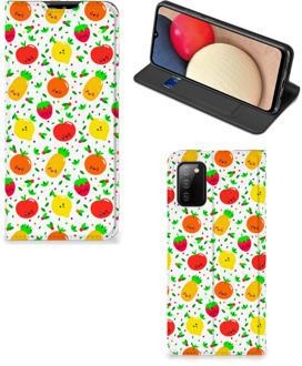 B2Ctelecom Telefoonhoesje met foto Samsung Galaxy M02s | A02s Smart Cover Fruits