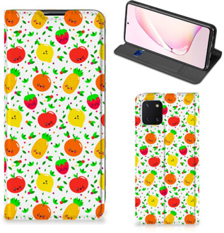 B2Ctelecom Telefoonhoesje met foto Samsung Galaxy Note 10 Lite Smart Cover Fruits