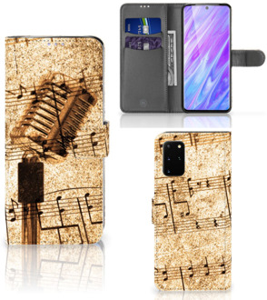 B2Ctelecom Telefoonhoesje met foto Samsung Galaxy S20 Plus Bladmuziek