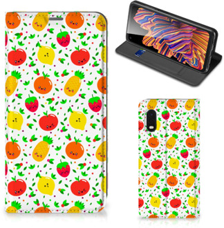 B2Ctelecom Telefoonhoesje met foto Samsung Xcover Pro Smart Cover Fruits