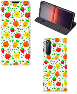 B2Ctelecom Telefoonhoesje met foto Sony Xperia 5 II Smart Cover Fruits