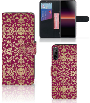 B2Ctelecom Telefoonhoesje met foto Sony Xperia L4 Bookcase Cadeautips Barok Pink