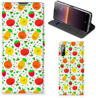 B2Ctelecom Telefoonhoesje met foto Sony Xperia L4 Smart Cover Fruits