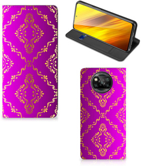 B2Ctelecom Telefoonhoesje met foto Xiaomi Poco X3 Smart CoverCase Barok Roze