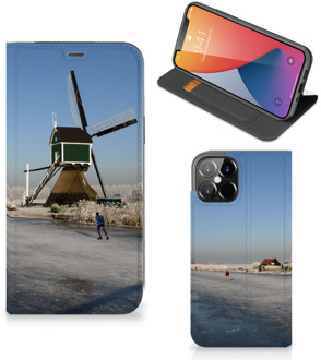 B2Ctelecom Telefoonhoesje met Logo iPhone 12 Pro Max Smartphone Hoesje Schaatsers