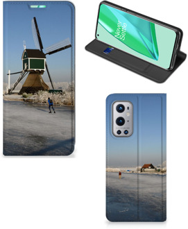 B2Ctelecom Telefoonhoesje met Logo OnePlus 9 Pro Smartphone Hoesje Schaatsers