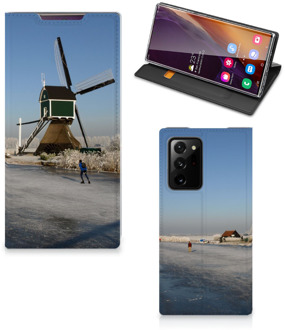 B2Ctelecom Telefoonhoesje met Logo Samsung Galaxy Note 20 Ultra Smartphone Hoesje Schaatsers