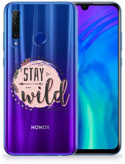 B2Ctelecom Telefoonhoesje met Naam Honor 20 Lite Boho Stay Wild