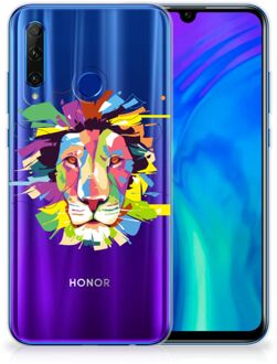 B2Ctelecom Telefoonhoesje met Naam Honor 20 Lite Lion Color