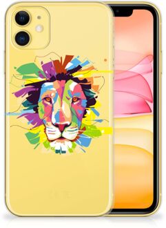 B2Ctelecom Telefoonhoesje met Naam iPhone 11 Lion Color