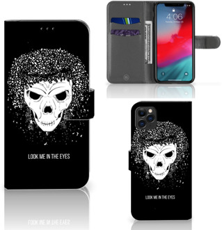 B2Ctelecom Telefoonhoesje met Naam iPhone 11 Pro Max Skull Hair