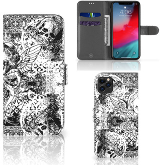 B2Ctelecom Telefoonhoesje met Naam iPhone 11 Pro Max Skulls Angel