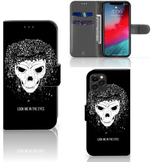 B2Ctelecom Telefoonhoesje met Naam iPhone 11 Pro Skull Hair