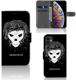 B2Ctelecom Telefoonhoesje met Naam iPhone 11 Skull Hair