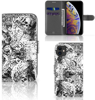 B2Ctelecom Telefoonhoesje met Naam iPhone 11 Skulls Angel