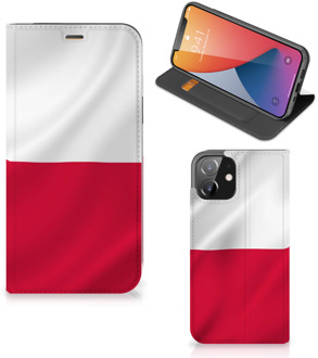 B2Ctelecom Telefoonhoesje met Naam iPhone 12 | iPhone 12 Pro Smartphone Hoesje Poolse Vlag