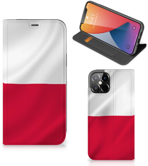 B2Ctelecom Telefoonhoesje met Naam iPhone 12 Pro Max Smartphone Hoesje Poolse Vlag