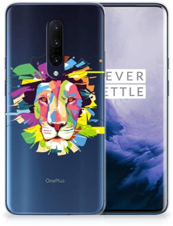 B2Ctelecom Telefoonhoesje met Naam OnePlus 7 Pro Lion Color