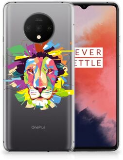 B2Ctelecom Telefoonhoesje met Naam OnePlus 7T Lion Color