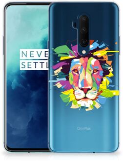 B2Ctelecom Telefoonhoesje met Naam OnePlus 7T Pro Lion Color