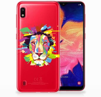 B2Ctelecom Telefoonhoesje met Naam Samsung Galaxy A10 Lion Color