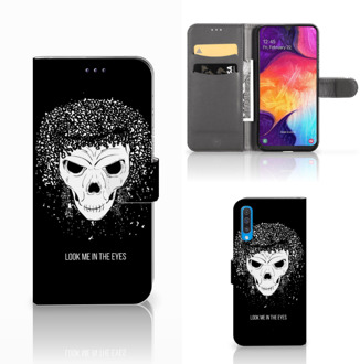 B2Ctelecom Telefoonhoesje met Naam Samsung Galaxy A50 Skull Hair