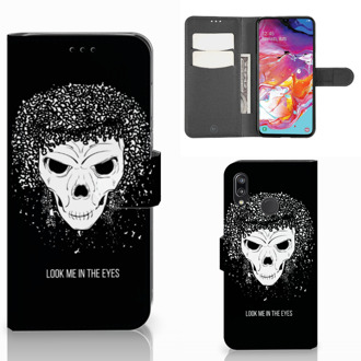 B2Ctelecom Telefoonhoesje met Naam Samsung Galaxy A70 Skull Hair