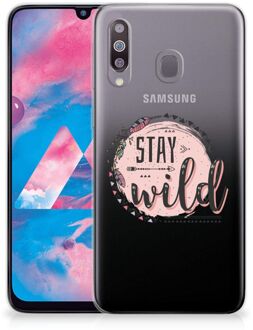 B2Ctelecom Telefoonhoesje met Naam Samsung Galaxy M30 Boho Stay Wild