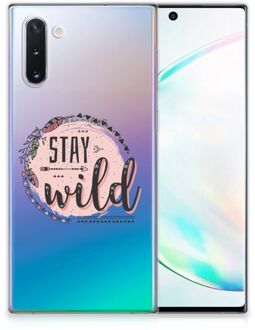 B2Ctelecom Telefoonhoesje met Naam Samsung Galaxy Note 10 Boho Stay Wild