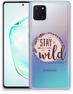 B2Ctelecom Telefoonhoesje met Naam Samsung Galaxy Note 10 Lite Boho Stay Wild