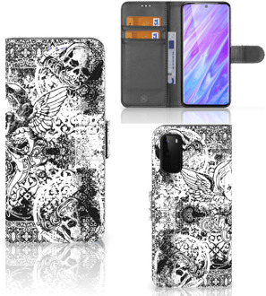 B2Ctelecom Telefoonhoesje met Naam Samsung Galaxy S20 Beste Cadeau Skulls Angel