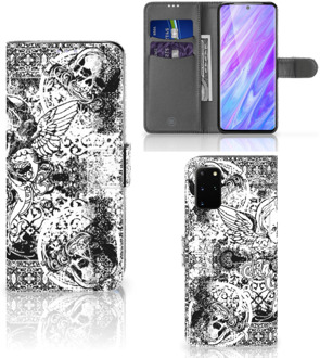 B2Ctelecom Telefoonhoesje met Naam Samsung Galaxy S20 Plus Skulls Angel