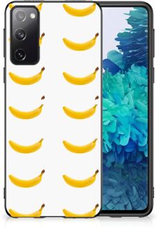 B2Ctelecom Telefoonhoesje met Naam Samsung Galaxy S20 Silicone Back Cover met Zwarte rand Banana