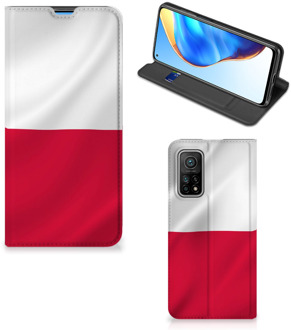 B2Ctelecom Telefoonhoesje met Naam Xiaomi Mi 10T | 10T Pro Smartphone Hoesje Poolse Vlag