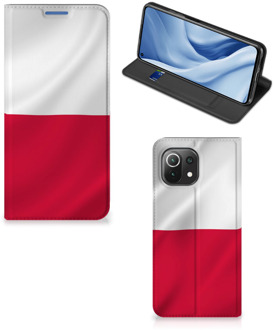 B2Ctelecom Telefoonhoesje met Naam Xiaomi Mi 11 Lite Smartphone Hoesje Poolse Vlag