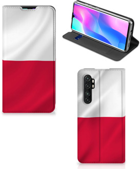 B2Ctelecom Telefoonhoesje met Naam Xiaomi Mi Note 10 Lite Smartphone Hoesje Poolse Vlag