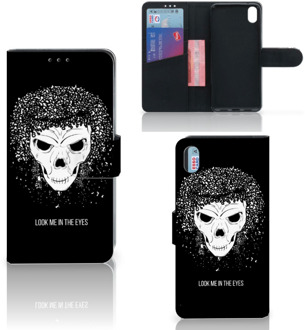 B2Ctelecom Telefoonhoesje met Naam Xiaomi Redmi 7A Skull Hair